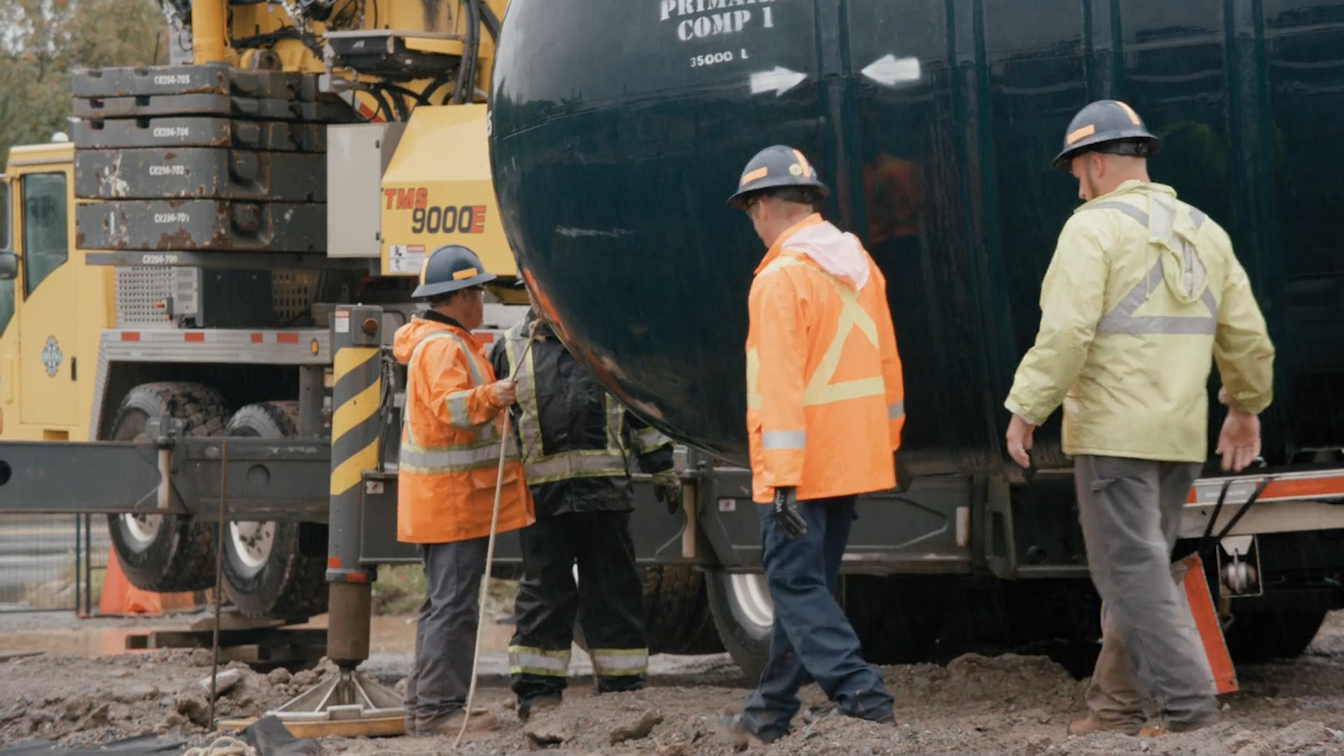 Gas Station Tank Construction